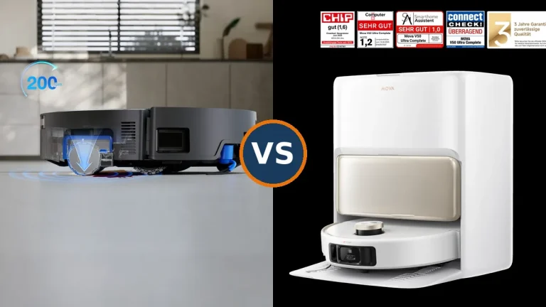 Ecovacs vs Mova 2026 Vergleich Deebot X9 Pro Omni gegen V50 Ultra Complete