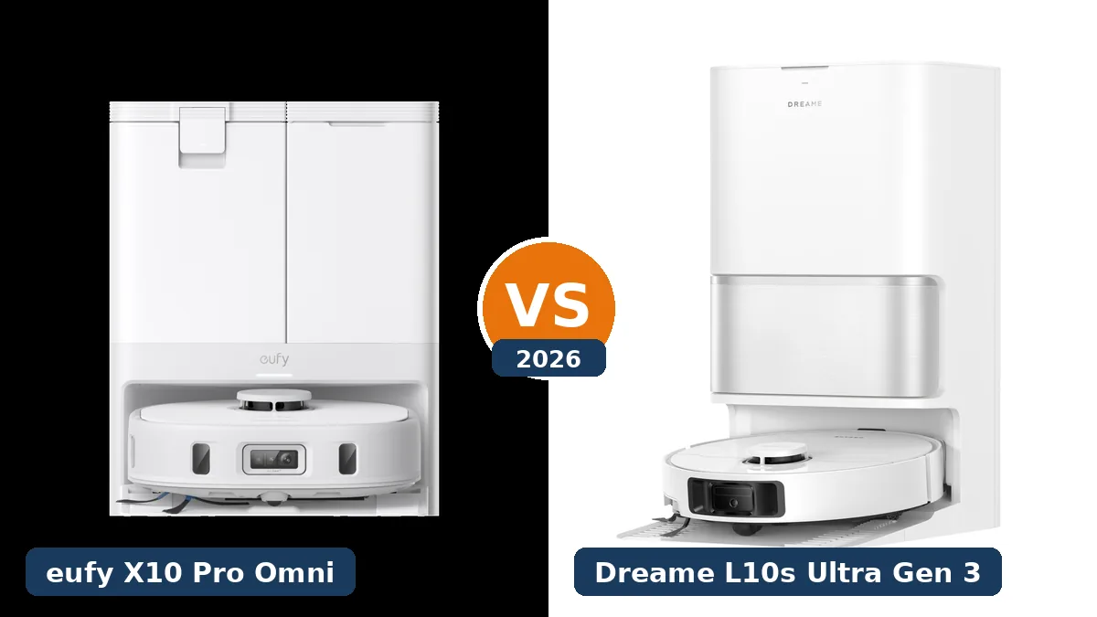 eufy X10 Pro Omni vs Dreame L10s Ultra Gen 3 2026 Vergleich