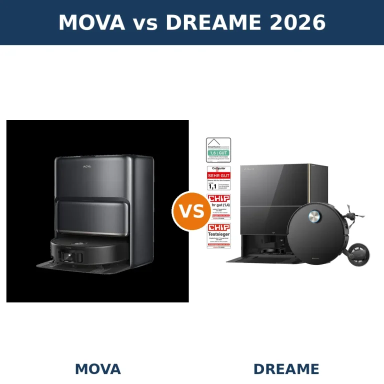 Mova vs Dreame 2026: Lohnen die Newcomer, Markenvergleich