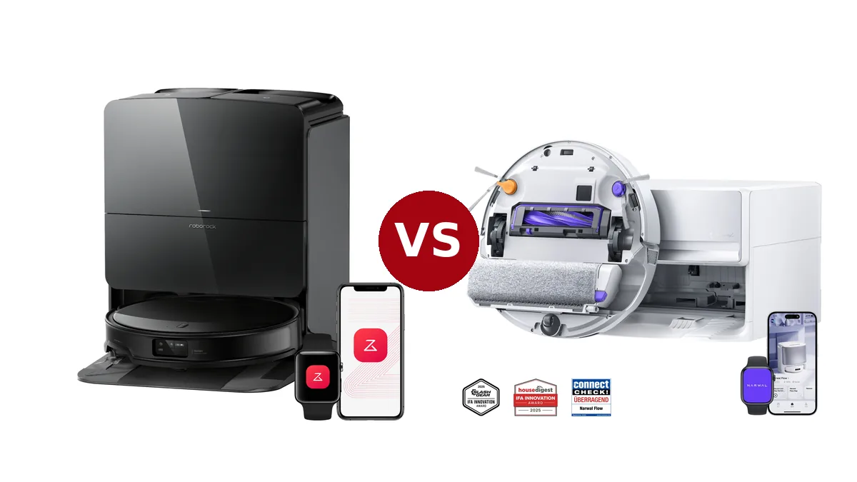 Roborock Saros 10R vs Narwal Flow Vergleich