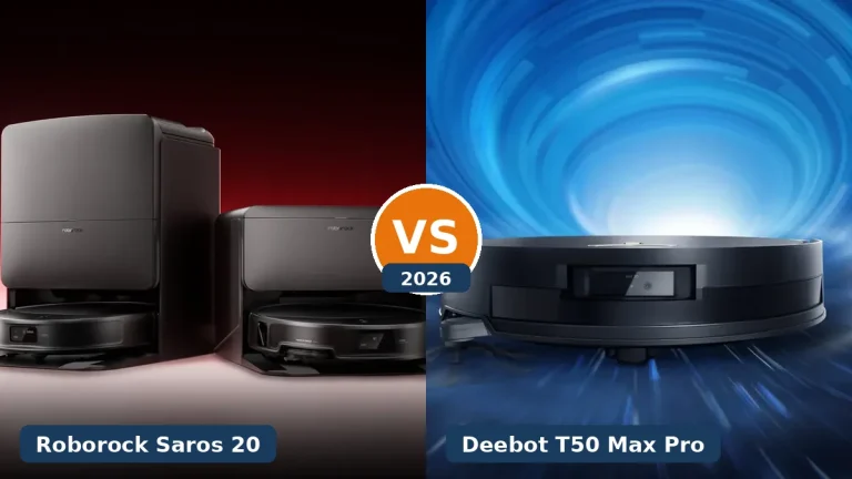 Roborock Saros 20 vs Ecovacs Deebot T50 Max Pro Omni Vergleich 2026